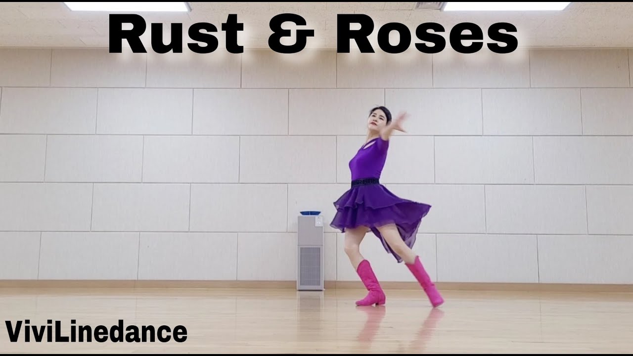 [중급] Rust & Roses / 러스트 앤 로우지즈 - Line Dance | Intermediate Rolling Count | 비비라인댄스