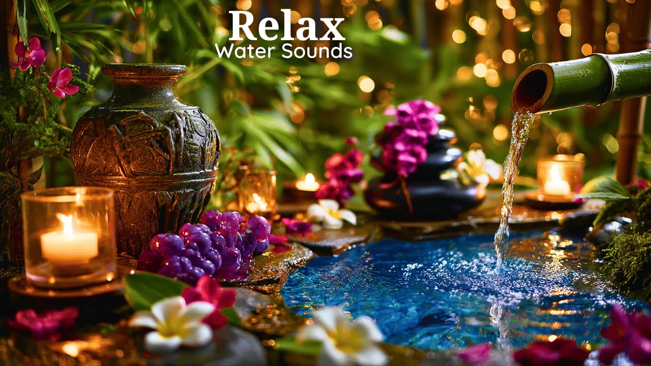 Soothing Nature Water & Piano 🌿 Relaxation Music for Meditation, Calm Sleep & Stress Relief
