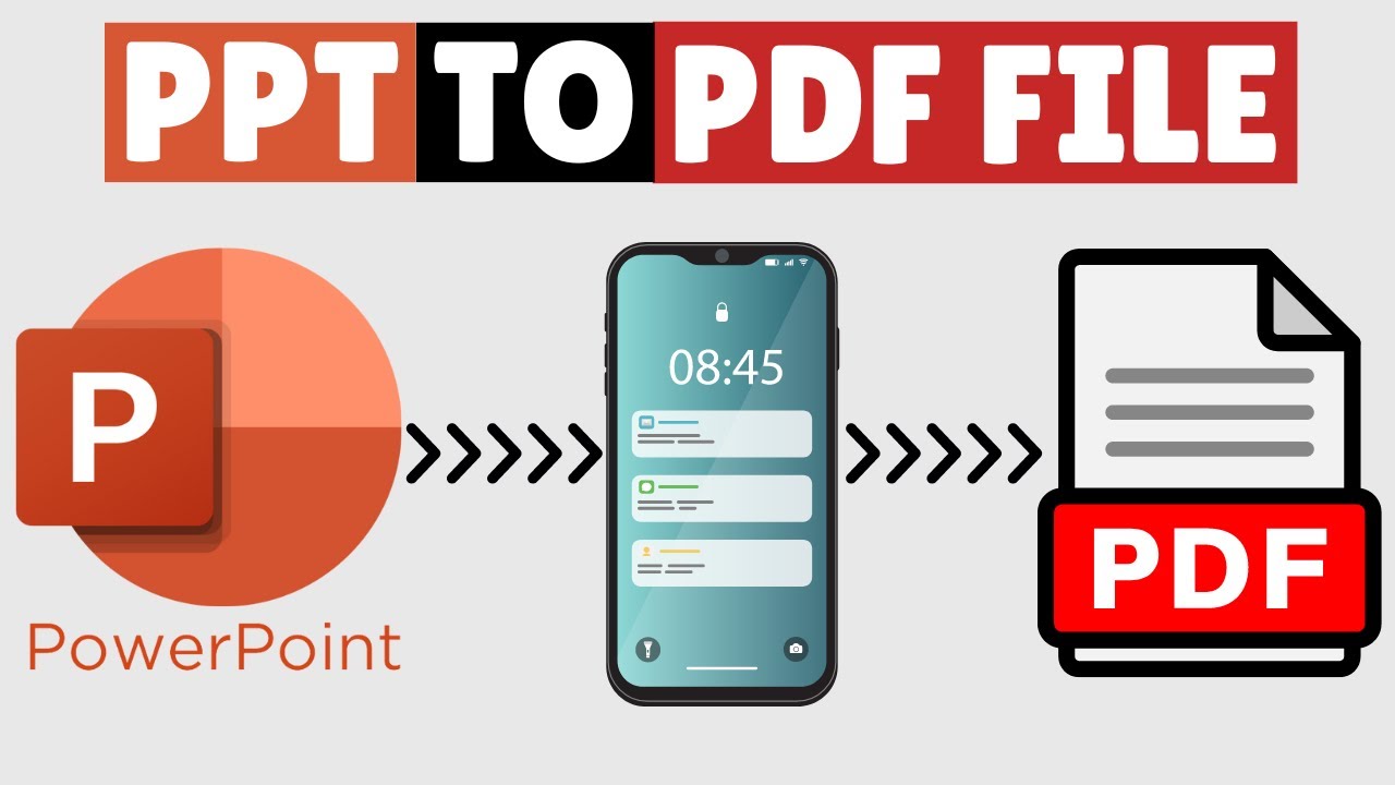 Как конвертировать PPT в PDF на мобильных устройствах в 2024 году | Android и iPhone