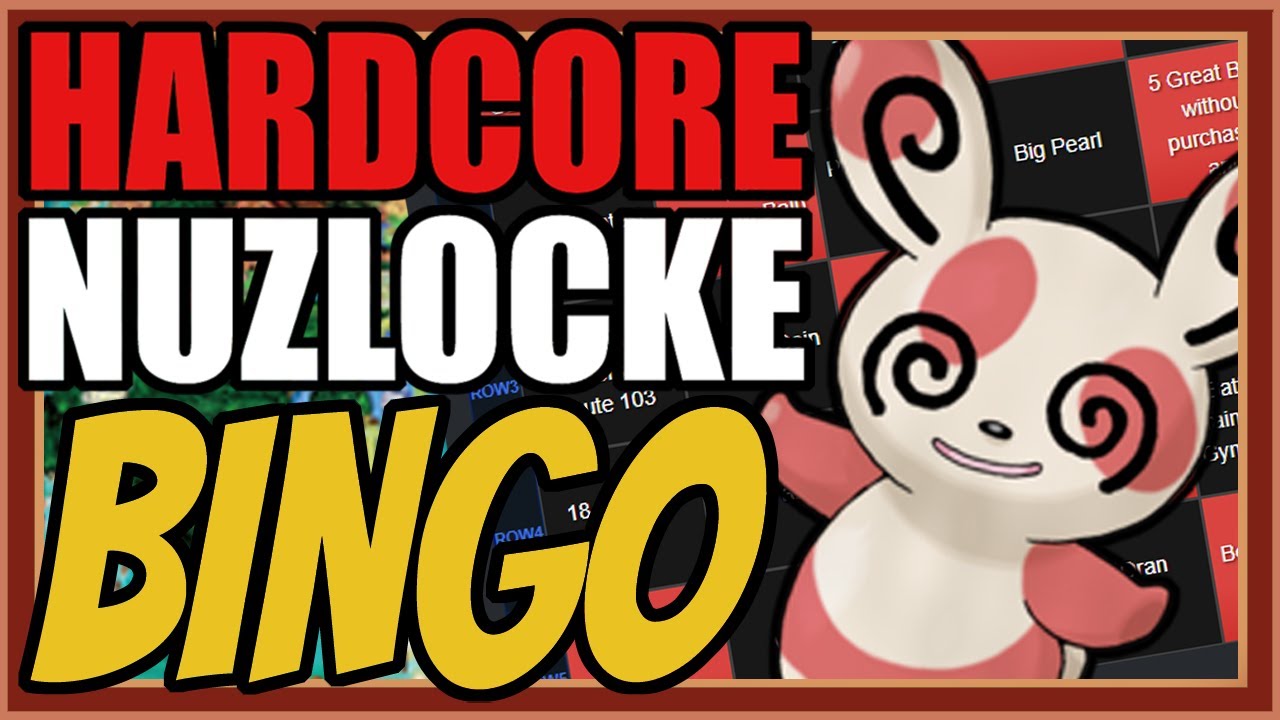 Hardcore Nuzlocke BINGO!