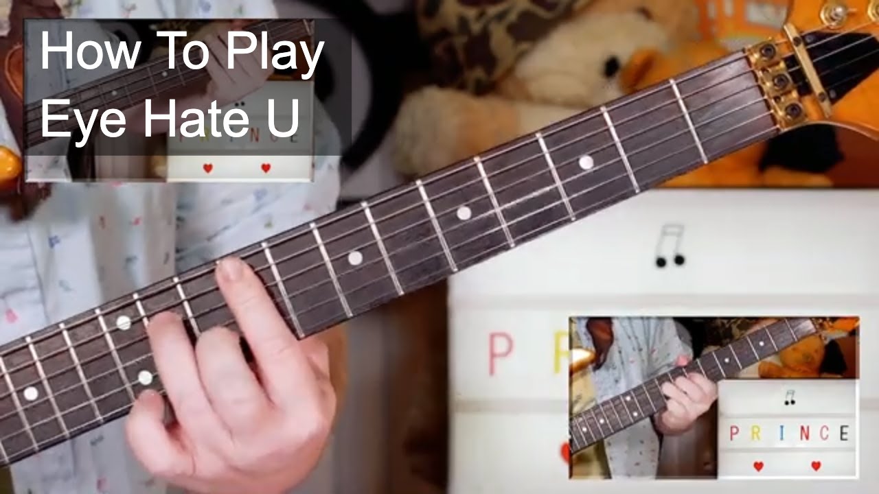 'Eye Hate U' Prince Guitar & Bass Lesson