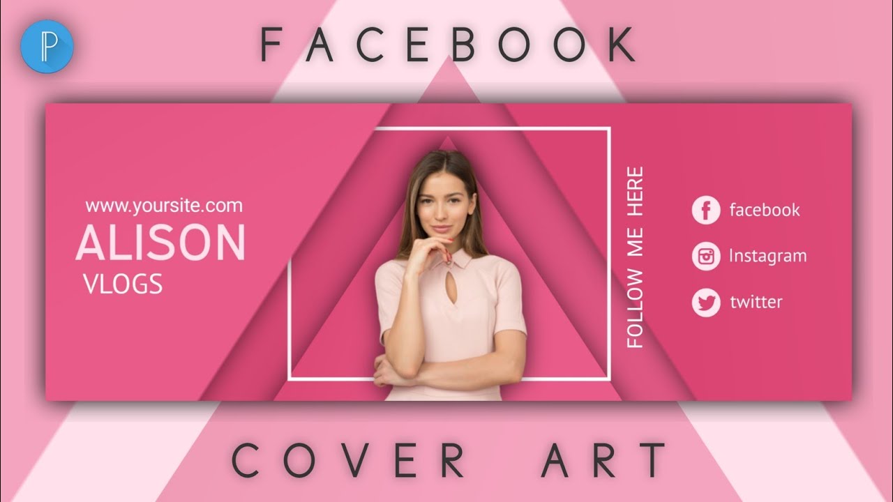 How to make a Stylish Facebook Cover Art on Android Mobile using PixelLab