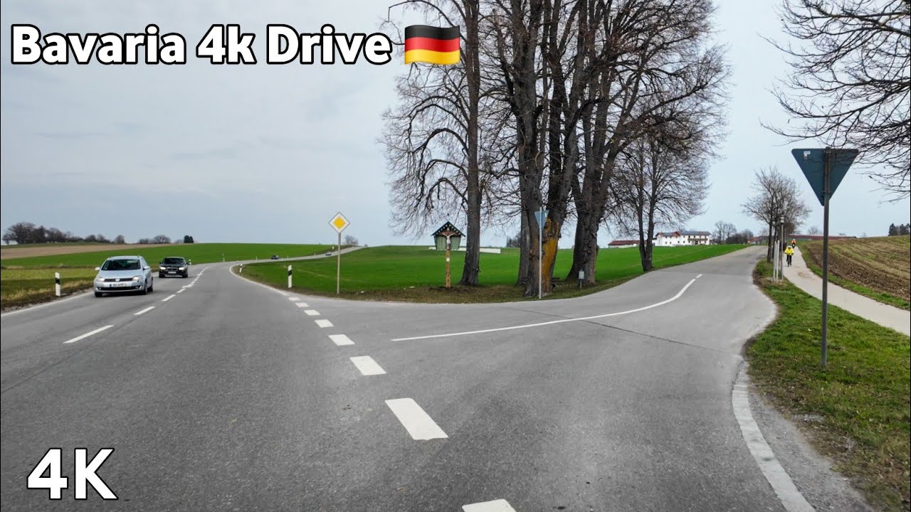 Bavaria 4K Drive 🇩🇪 | Ellmosen to Großkarolinenfeld | Authentic German Village Tour