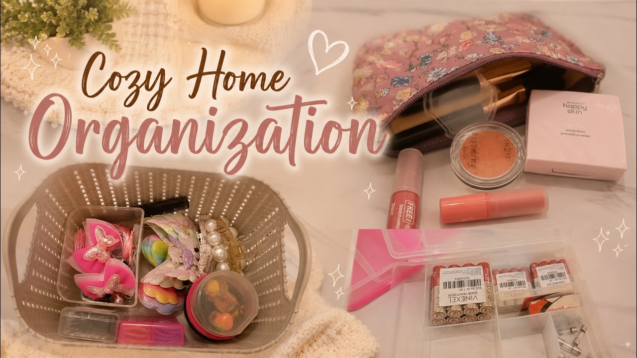 ORGANIZE WITH ME | HOMEMAKING MOTIVATION | ORGANIZING IDEAS | ORGANIZATION | M BROSE HOME
