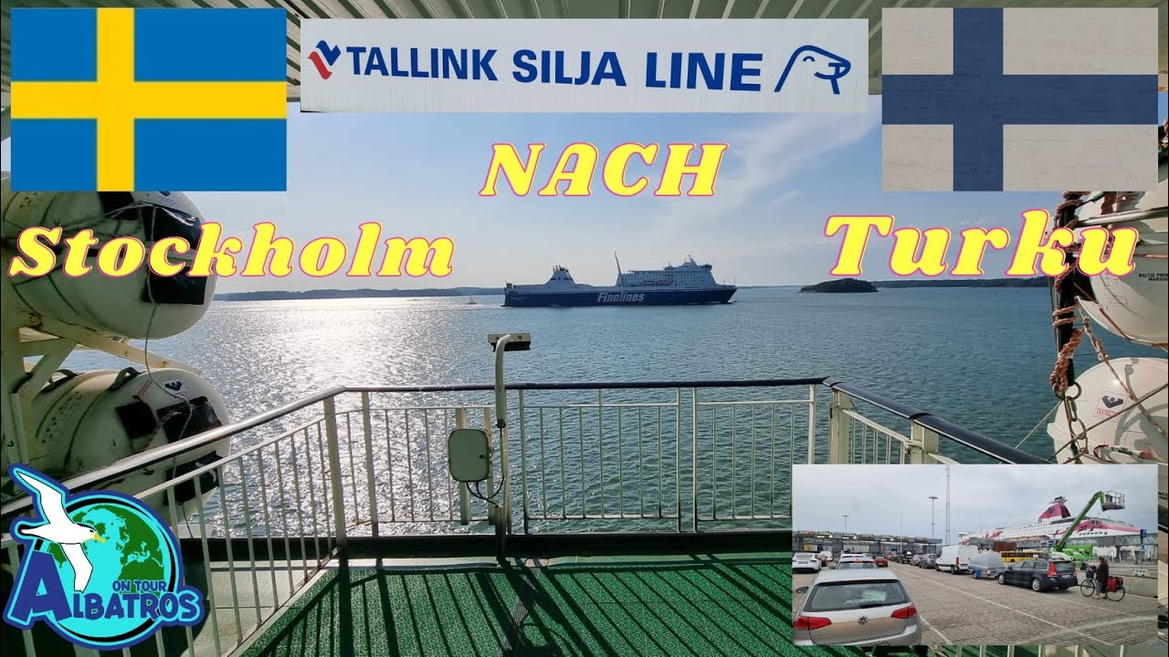 Auf nach FINNLAND - Wohnmobil Fähre Tallink Silja Line - von Stockholm nach Turku - Eura Mobil 690