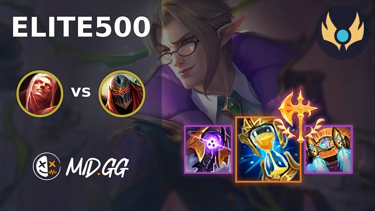 MID.GG: [ elite500 ] Vladimir MID vs Zed | EUW CHALLENGER | LOL Season 2025