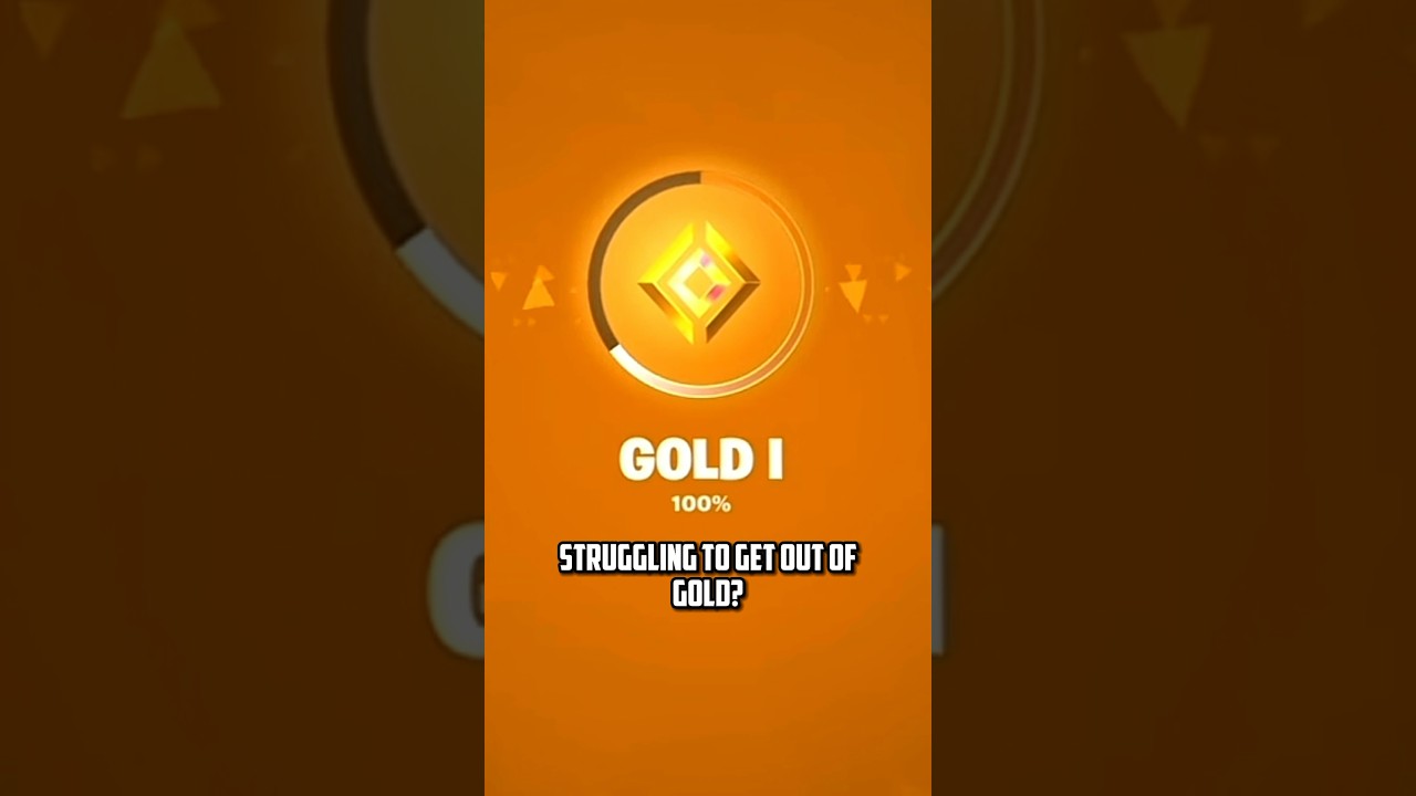 How to get out of gold rank in Fortnite #fortnite #shorts