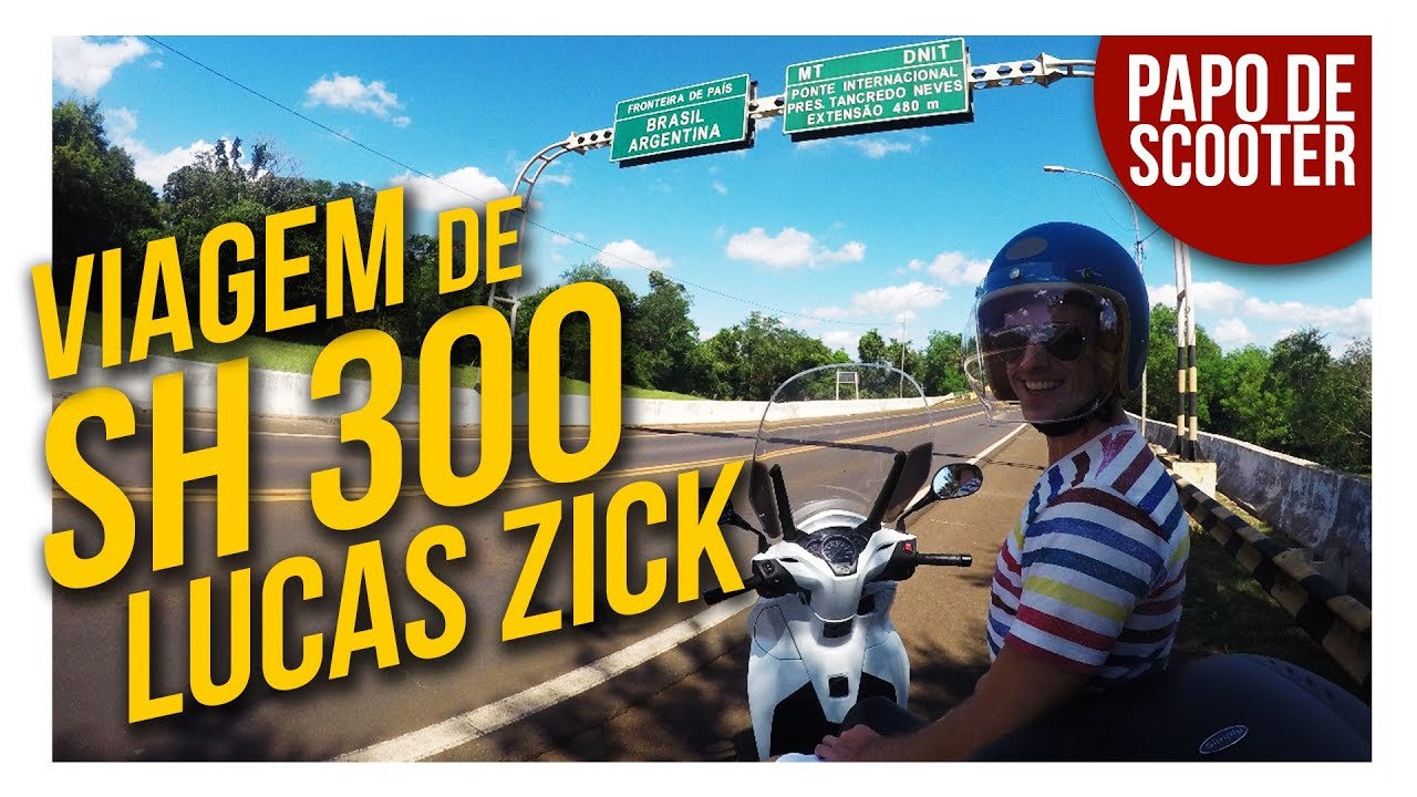 Viagem de SH 300 pelo Sul do Brasil - Papo de Scooter com Lucas Zick