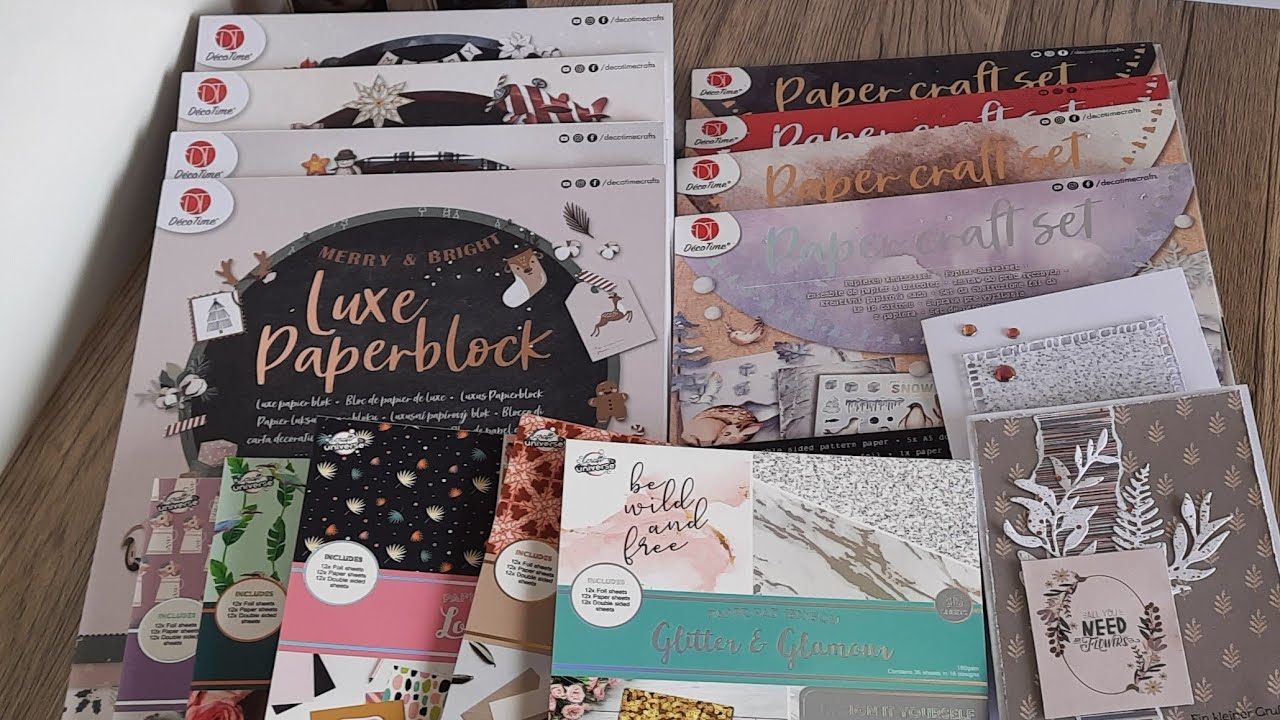 #Action Bastelhaul, Inspiration mit neuen 15x15 Bl&ouml;cken, Weihnachten, Paper Craft Sets, Luxe Paper