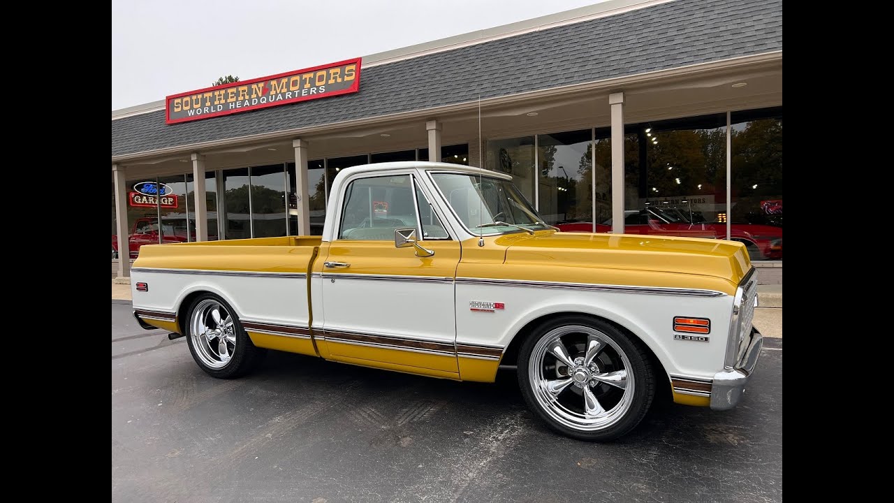 Chevrolet C10 Cheyenne 1972 года, супер-сорт-бокс, 56 900 долларов США