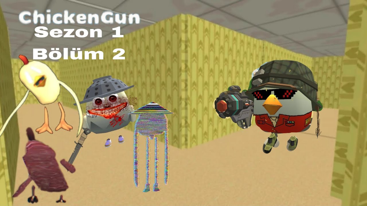 Arkadaşlarım sizi kırmak istemedim ve 5 like gelirse Chicken gun Serisi oluşturucaz 