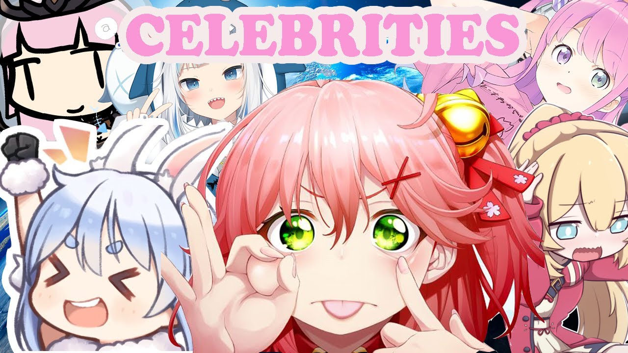 Celebrity Shoutout Compilation (ホロライブ 有名人)