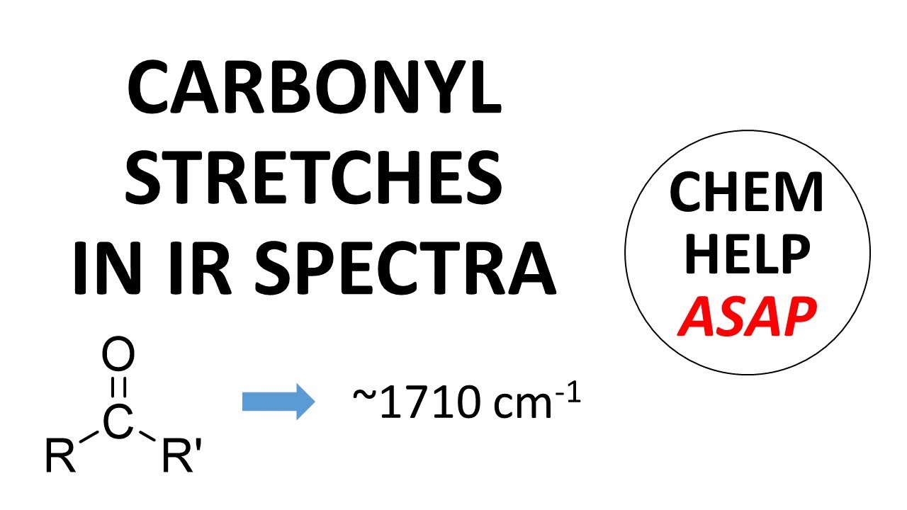 carbonyl absorbances in infrared spectroscopy