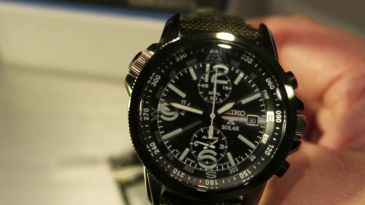 SEIKO PROSPEX SSC295P SOLAR CHRONOGRAPH  WATCH