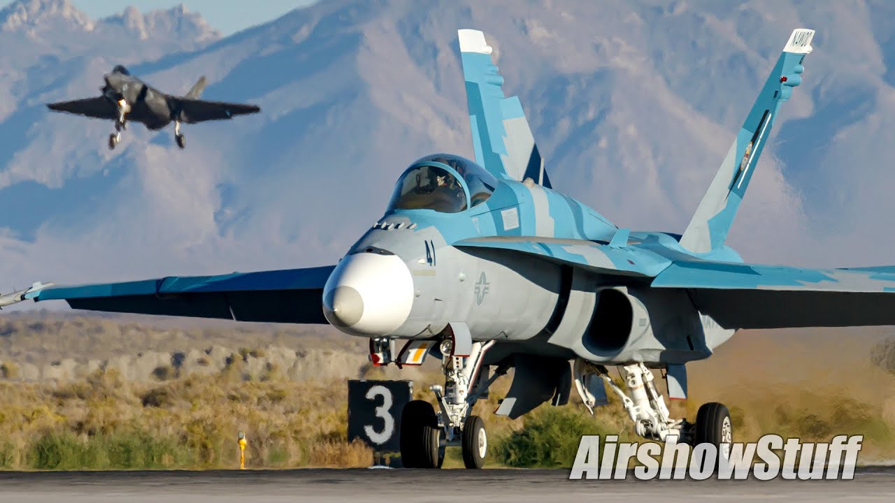 Nonstop LOUD Fighter Jets - Edge of the Runway! - 2021 NAS Fallon Photo Tour - Part 6/6