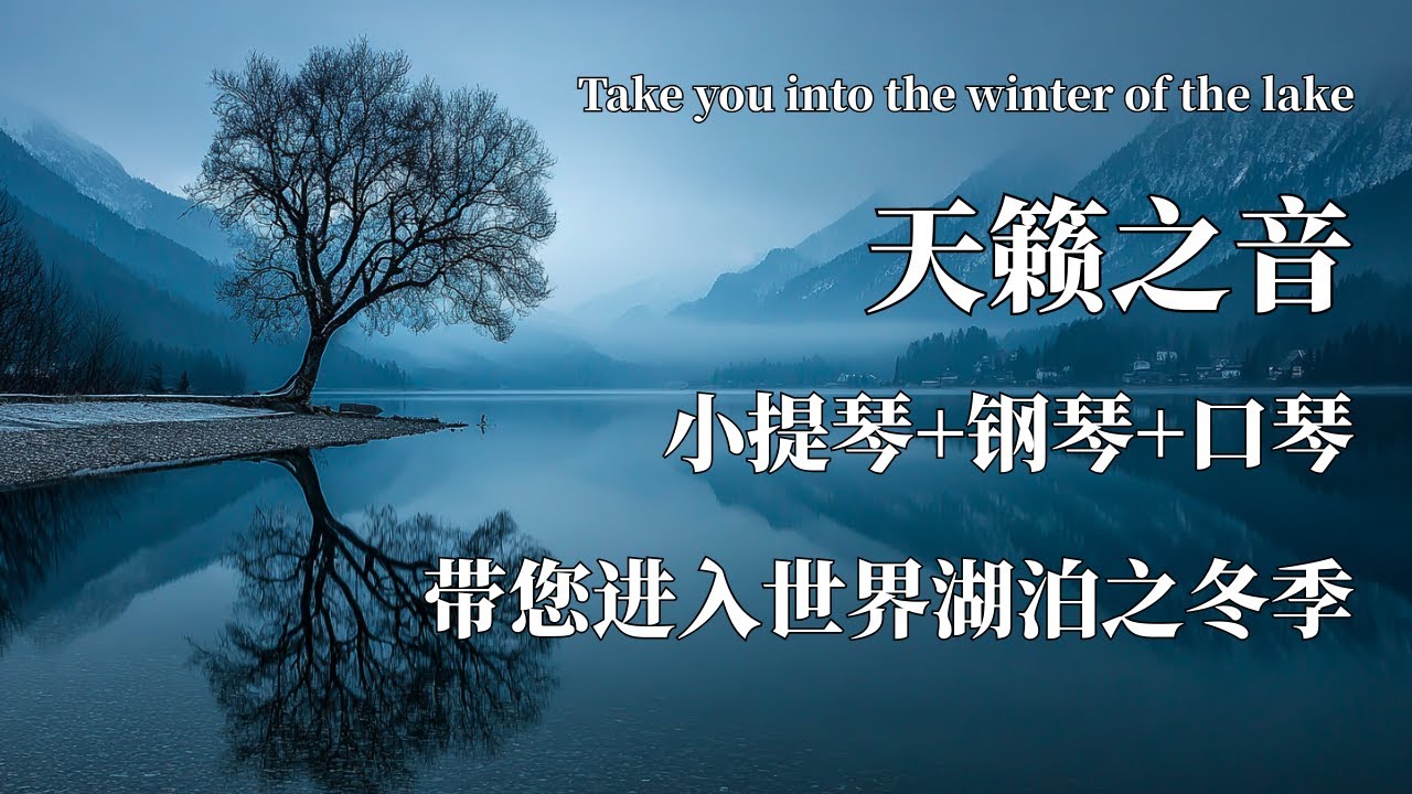 小提琴+钢琴+口琴演绎天籁之音带您进入世界湖泊之冬 |音乐叙事湖泊之冬季 |Violin, piano take you into the winter of the lake