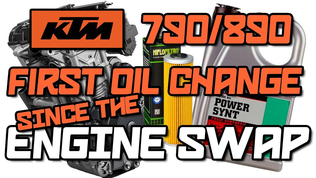 First Oil Change since the Engine Swap - KTM 790 890 Adventure