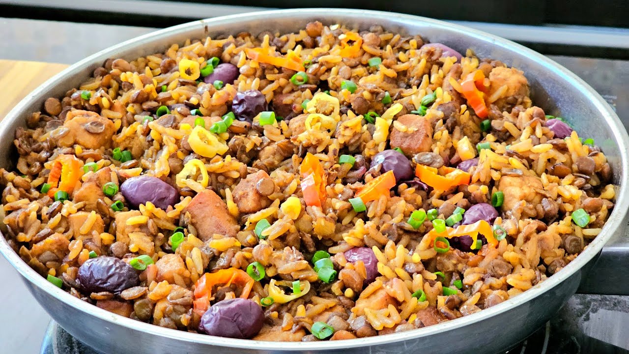 ARROZ DE LENTILHA ESPECIAL DE ANO NOVO UMA DELÍCIA 