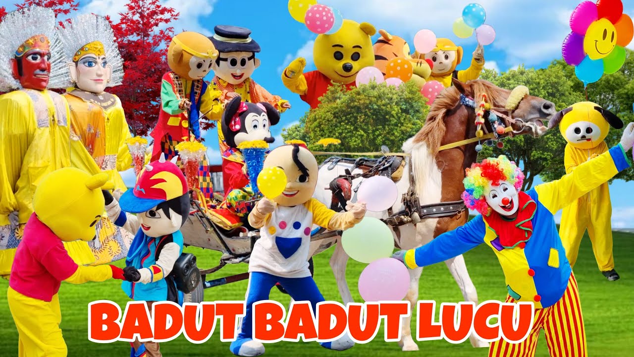 ONDEL ONDEL BADUT LUCU JOGET ASIK| BANGUN TIDUR| LAGU BALONKU ADA LIMA TERPOPULER| MEDLEY