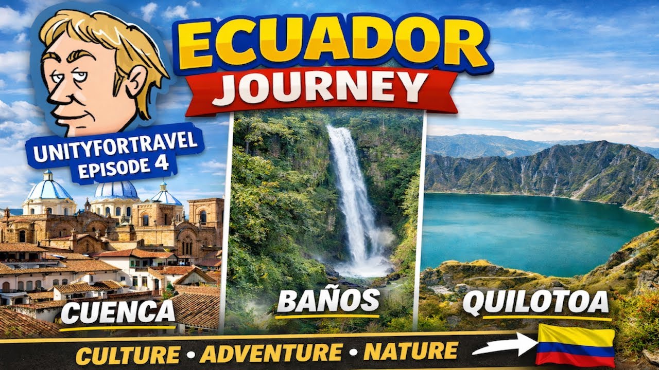 🌎 Ecuador Adventure – Cuenca, Baños & Quilotoa | Episode 4 🌋💦