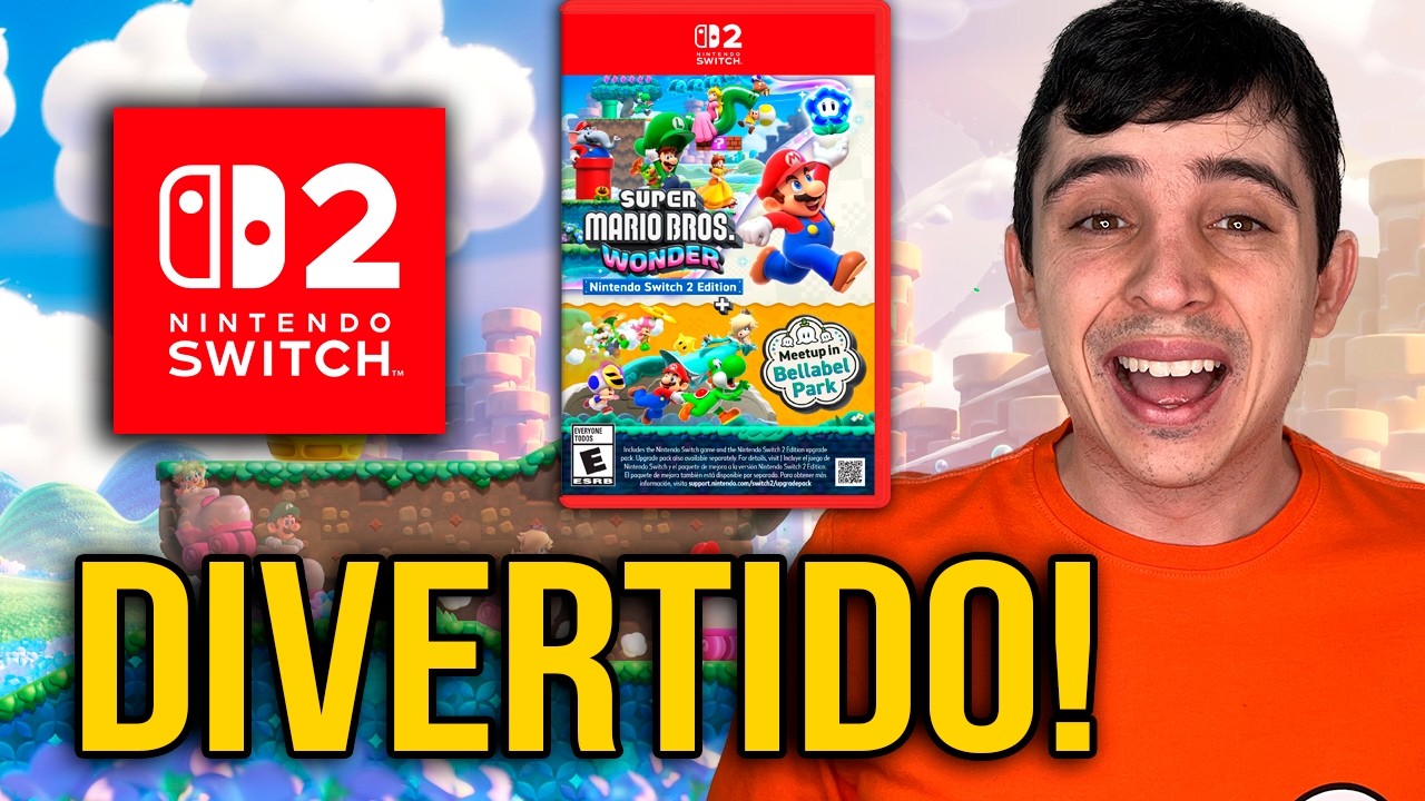 JOGUEI A NOVA DLC DE MARIO BROS WONDER DO SWITCH 2 - BELLABEL PARK [CONVIDADO PELA NINTENDO]