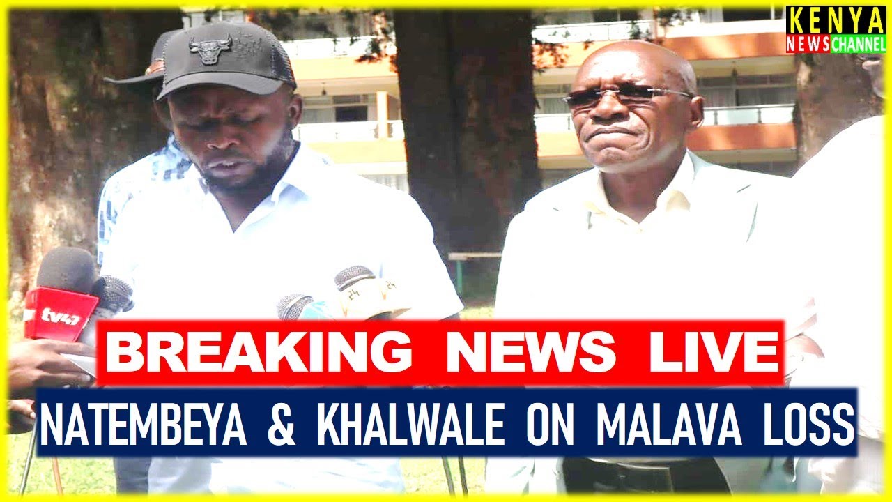 LIVE - Natembeya and Khalwale react to By-elections Results and Loss in Malava