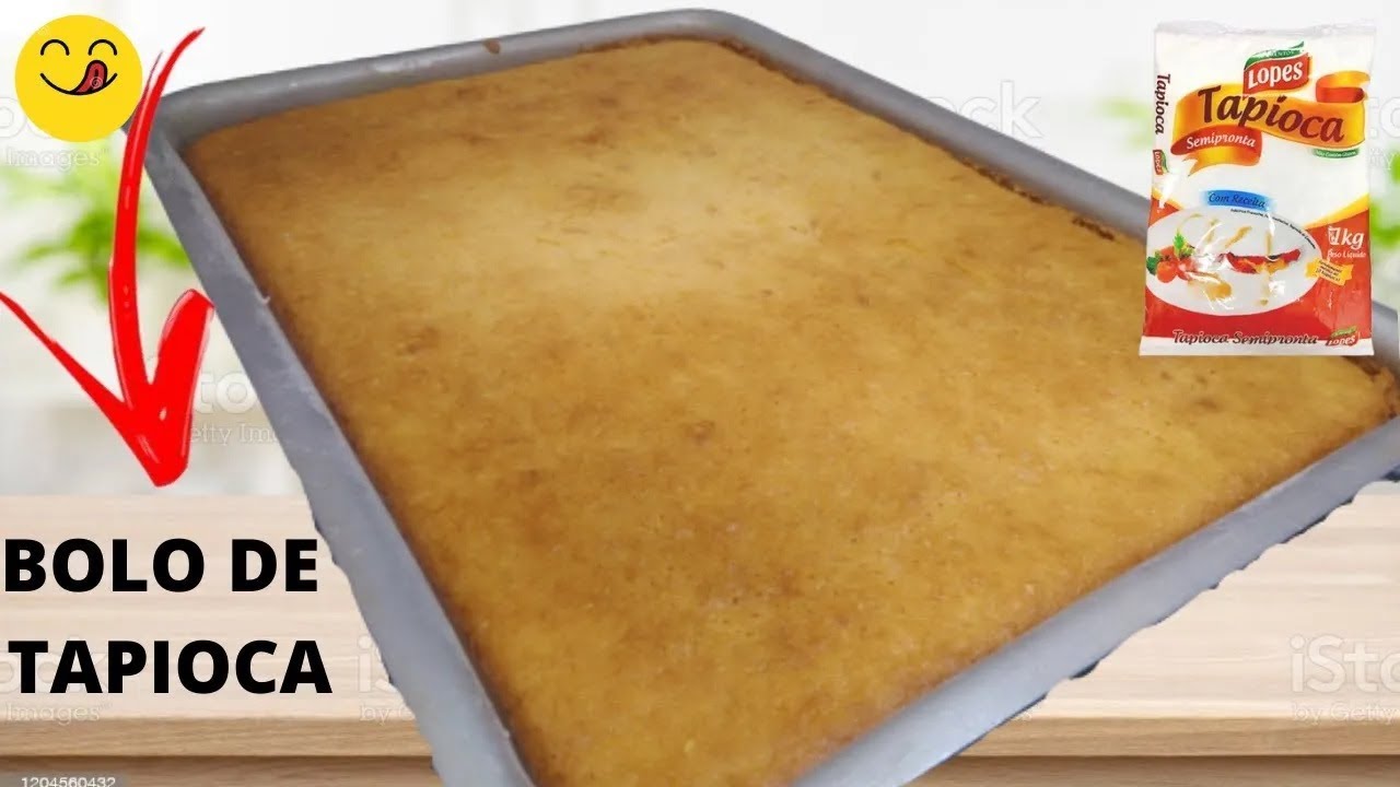 BOLO DE TAPIOCA FÁCIL, receita super simples e deliciosa de fazer #tapioca #bolo