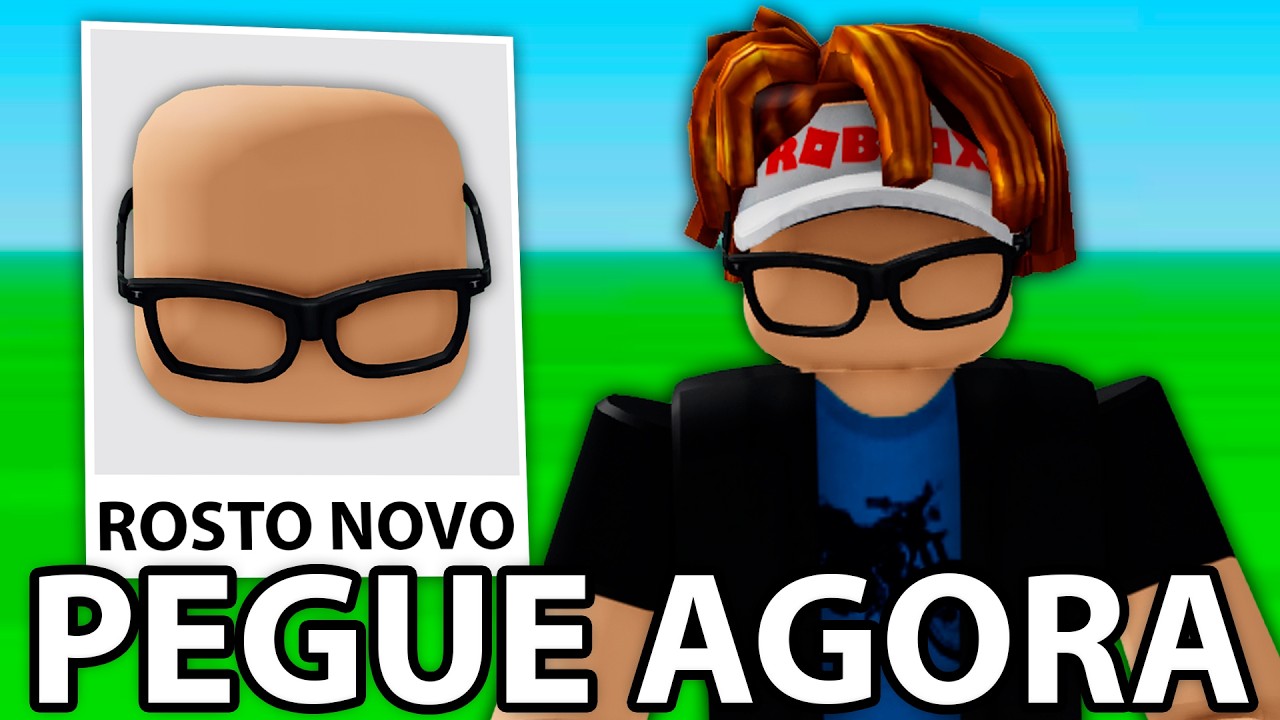 COMO PEGAR O NOVO ROSTO INVISIVEL GRÁTIS NO ROBLOX