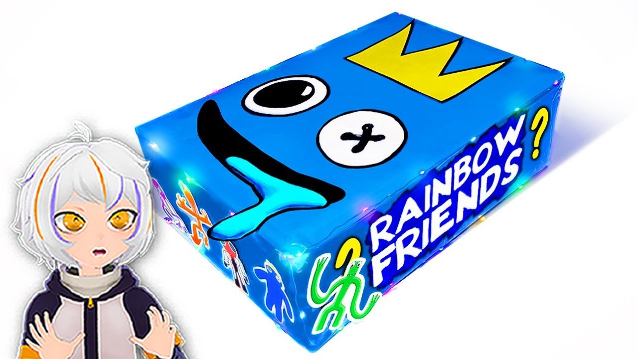 🌈 Caja Misteriosa De Blue RAINBOW FRIENDS! | ChuyMine REACCIONA a Rainbow Friends World En Español