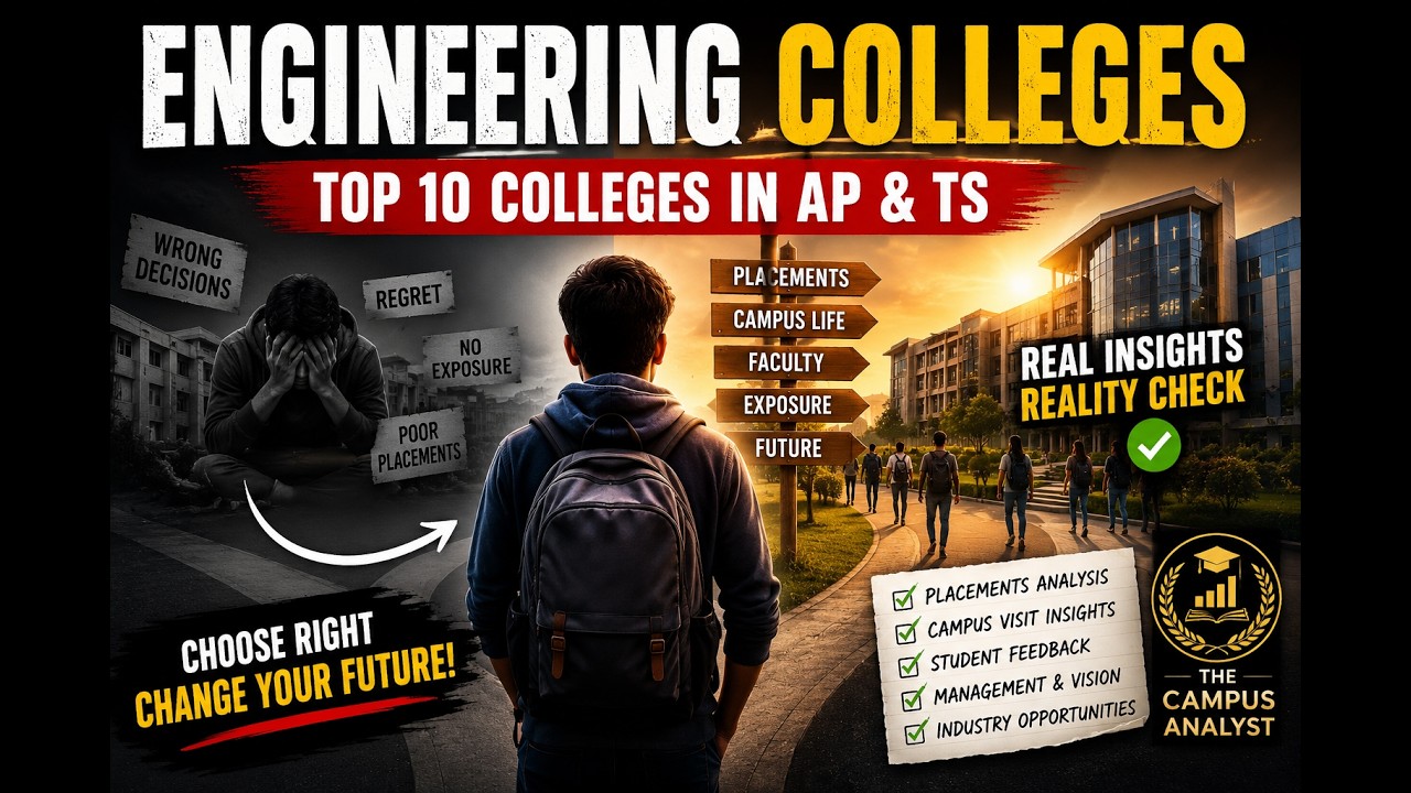Engineering Colleges in AP & TS 🔥 Reality Check Part 1 | Before EAMCET Counselling Watch This