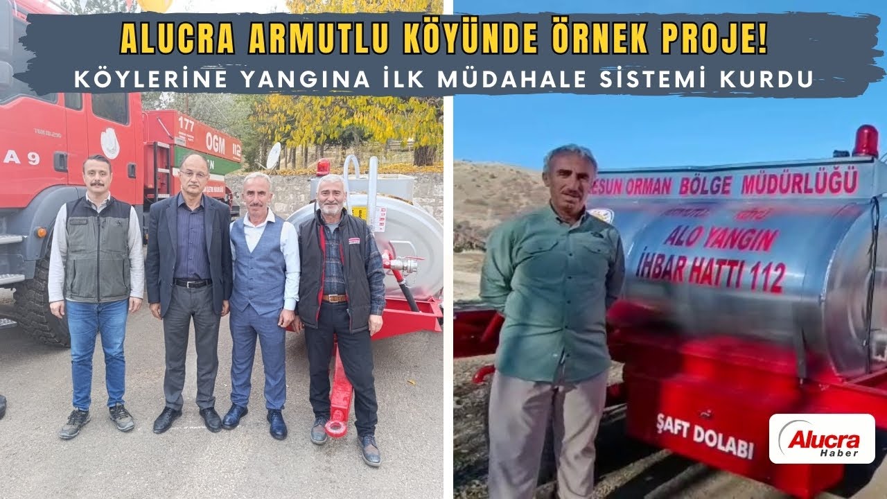 Yangınlardan Canı Yanan Köylü, Çözüm için Köylerine Yangın Vanası Sistemi Kurdu!