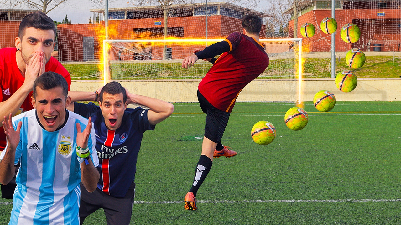 VOLEA IMPOSIBLE CHALLENGE CON YOUTUBERS!! IMPOSSIBLE FOOTBALL CHALLENGES