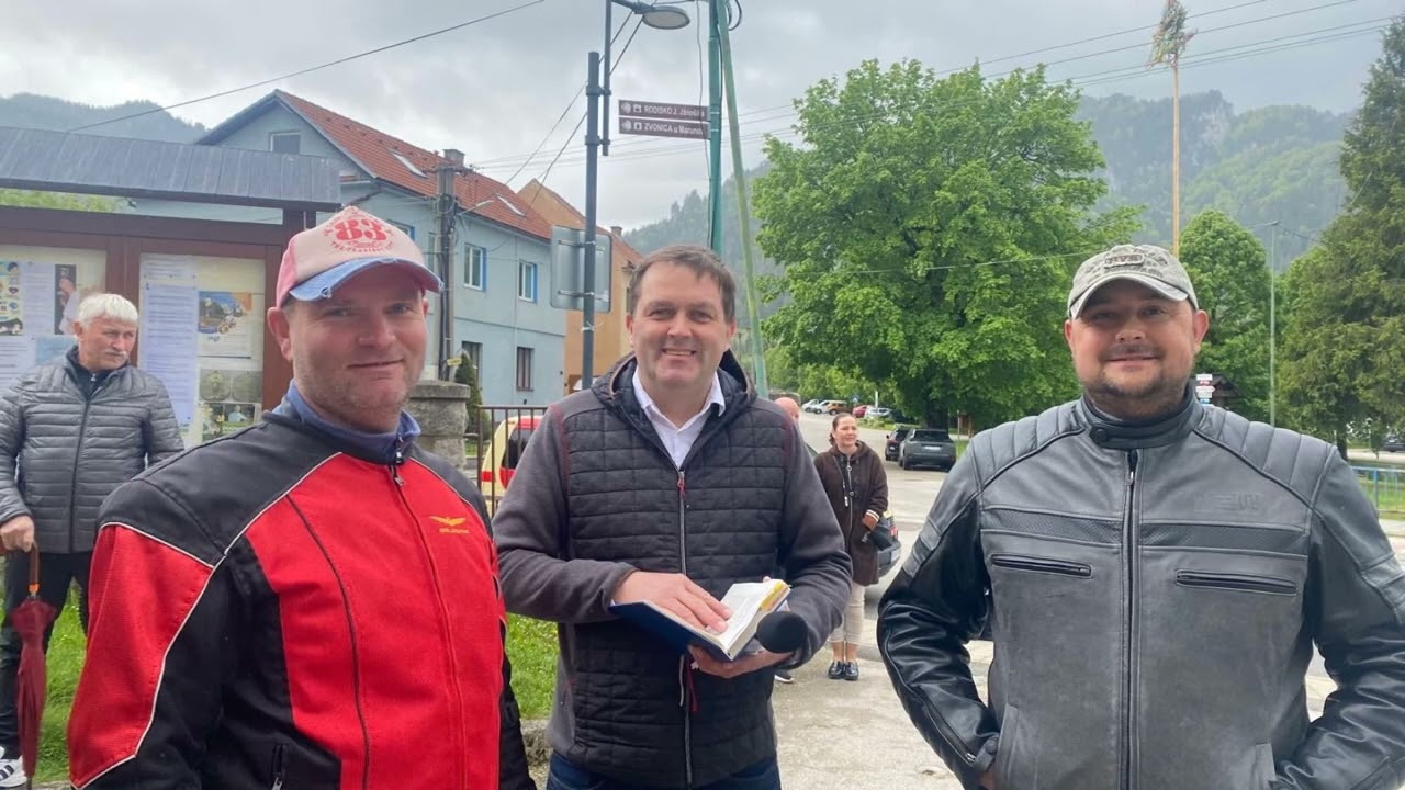 Požehnanie terchovských motorkárov a ich motoriek