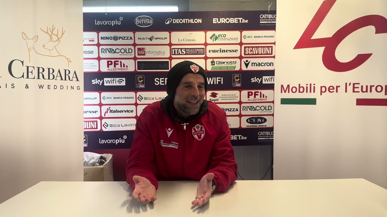 CONFERENZA STAMPA | Mister Stellone | Vis Pesaro - Pontedera
