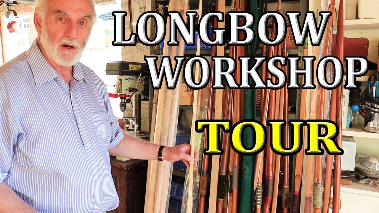 English Longbow workshop tour, Richard Head Longbows