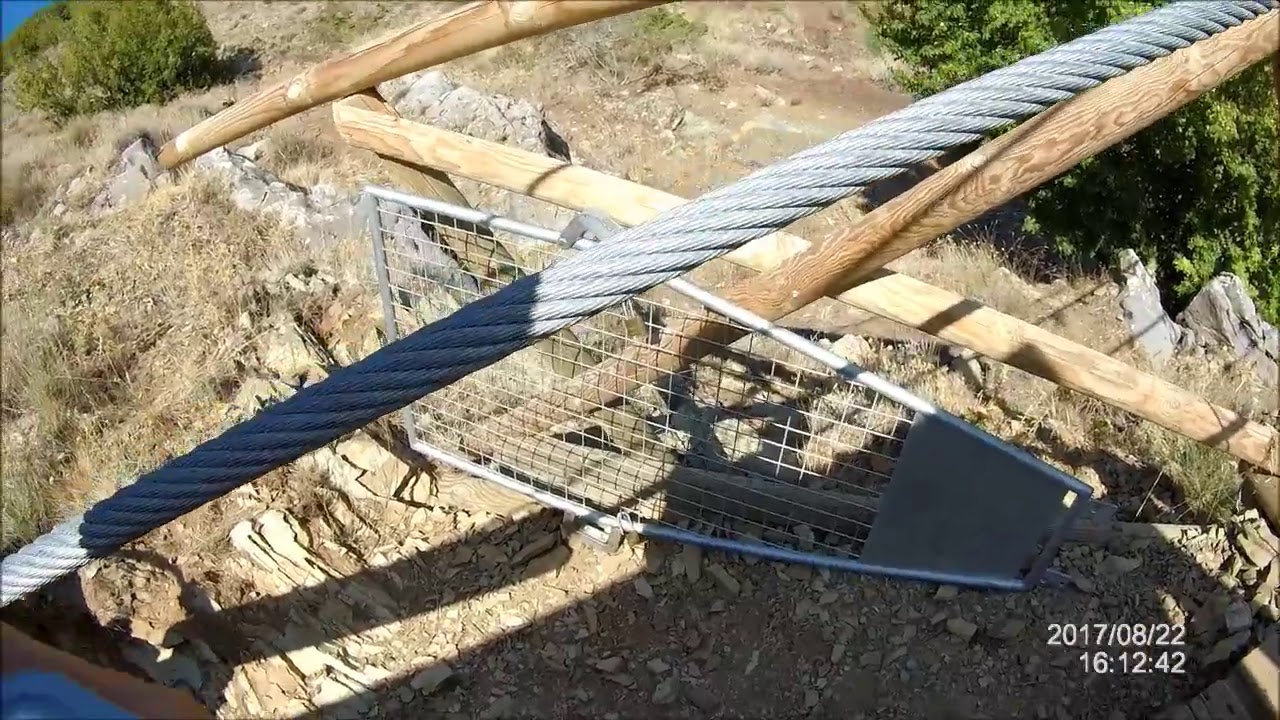 Ponte alla luna - Sasso di Castalda - Ponte tibetano a Potenza, Basilicata
