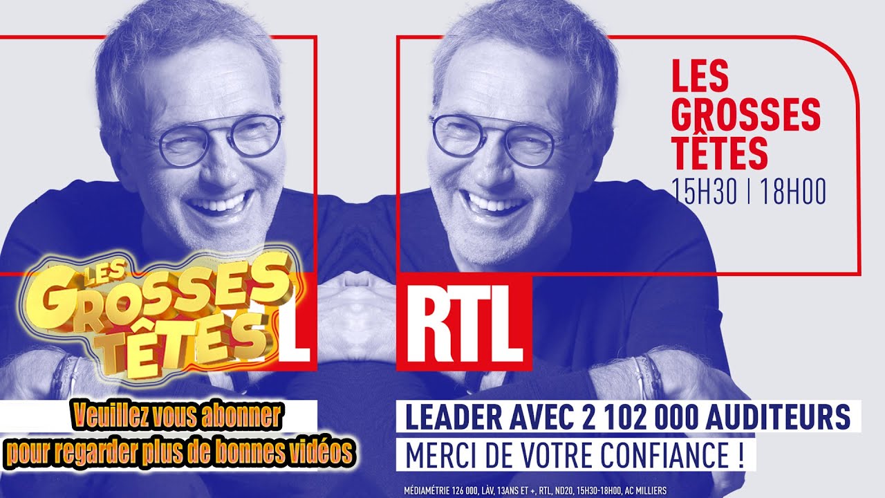 🤪 Compilation Blagues Drôles, Le Best of des Grosses Têtes du samedi 9 mai 2020