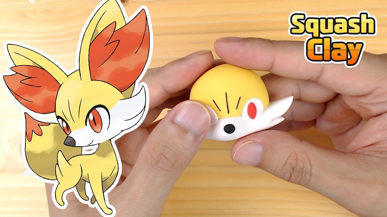 Pok&eacute;mon Clay art - Fennekin Fire type Pok&eacute;mon