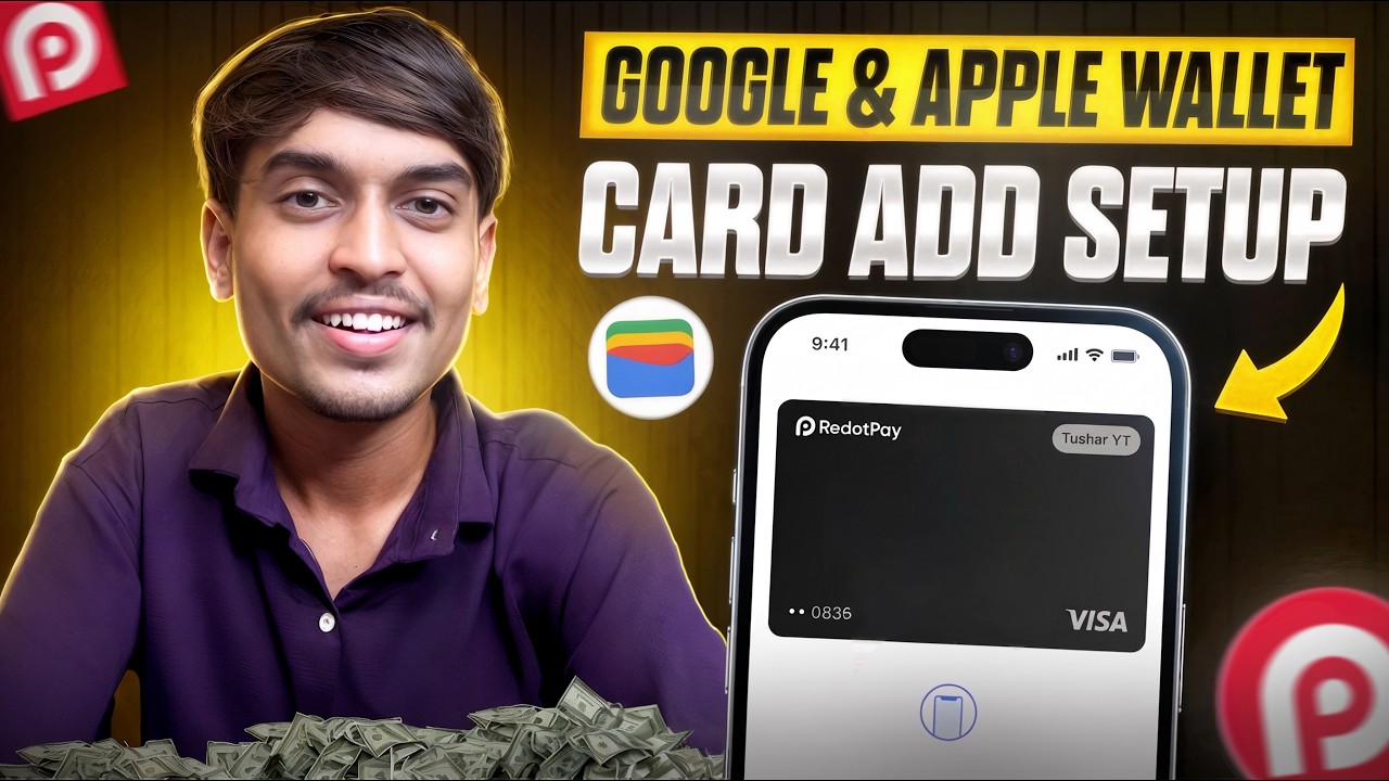 RedotPay Card (Google & Apple Wallet) Setup (2026) | Tap to Pay + Massive Giveaway 🎉🔥