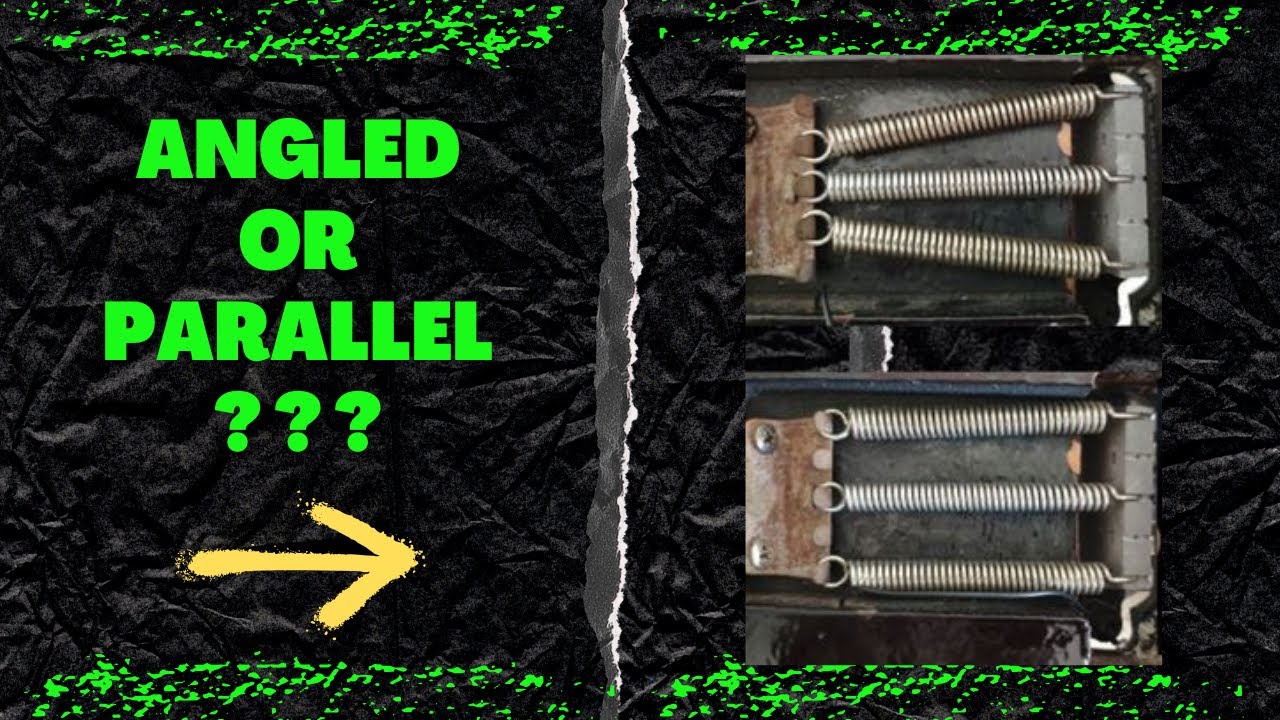 Floyd Rose springs - Angled or parallel ?
