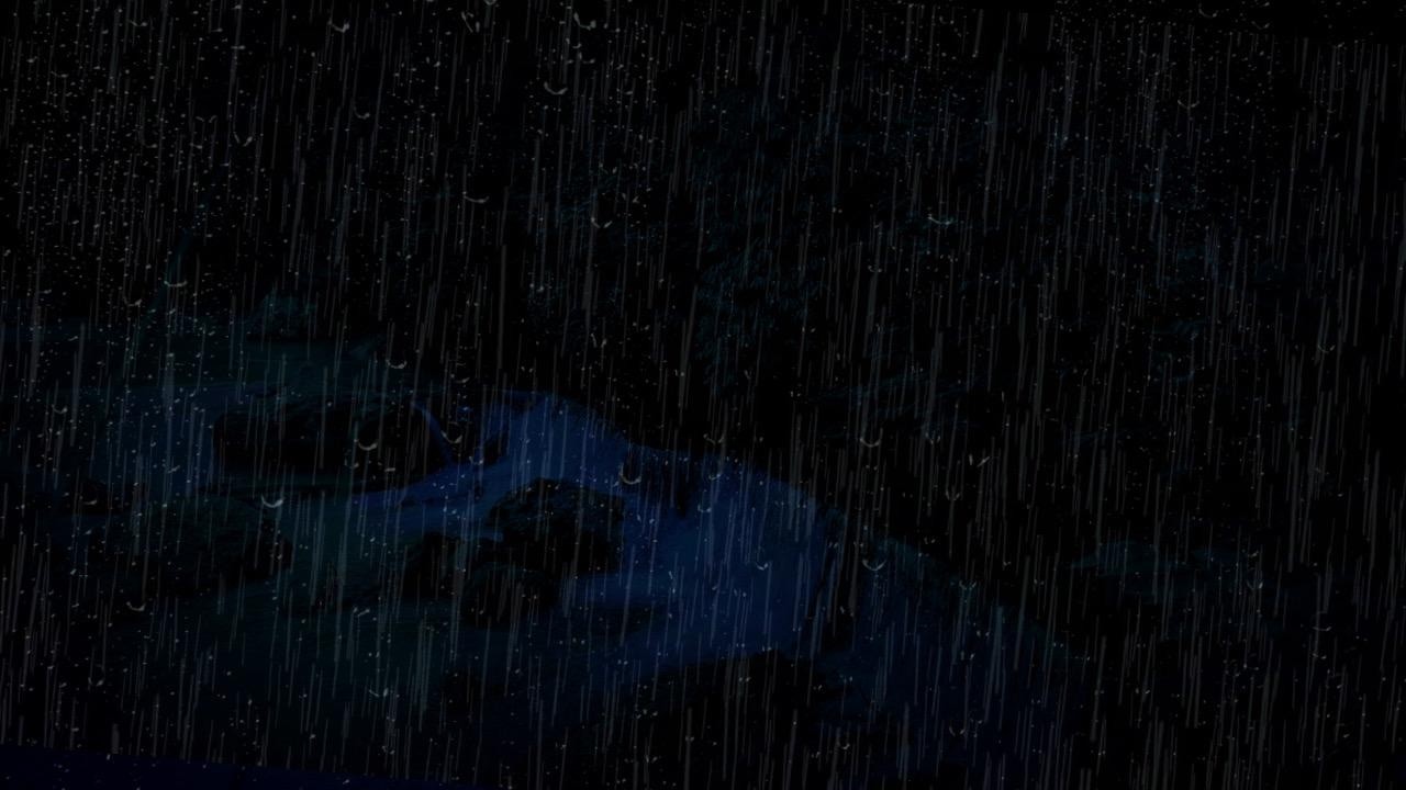 Dimmed Screen Rain Sounds 🌧️ River Flow Ambience for Better Sleep