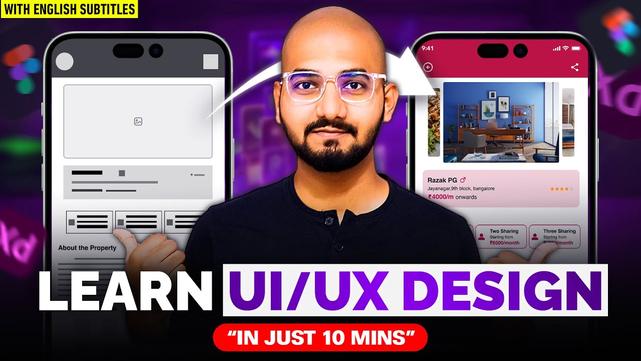 Learn UI/UX Design in 10 Minutes🤯| The 100% guaranteed way to start career | in Tamil | Thoufiq M
