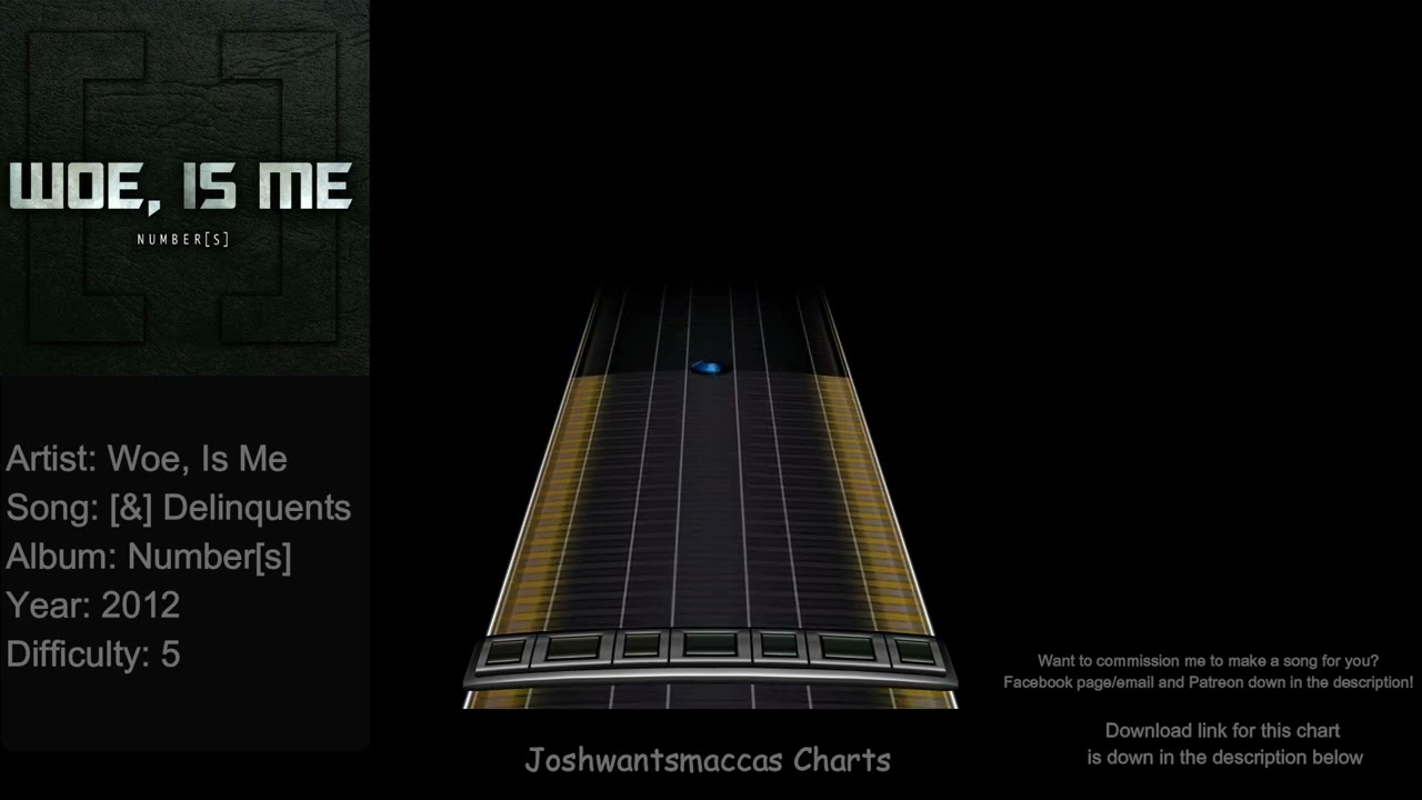 Woe, Is Me - [&] Delinquents Drums Chart (Phase Shift Custom)