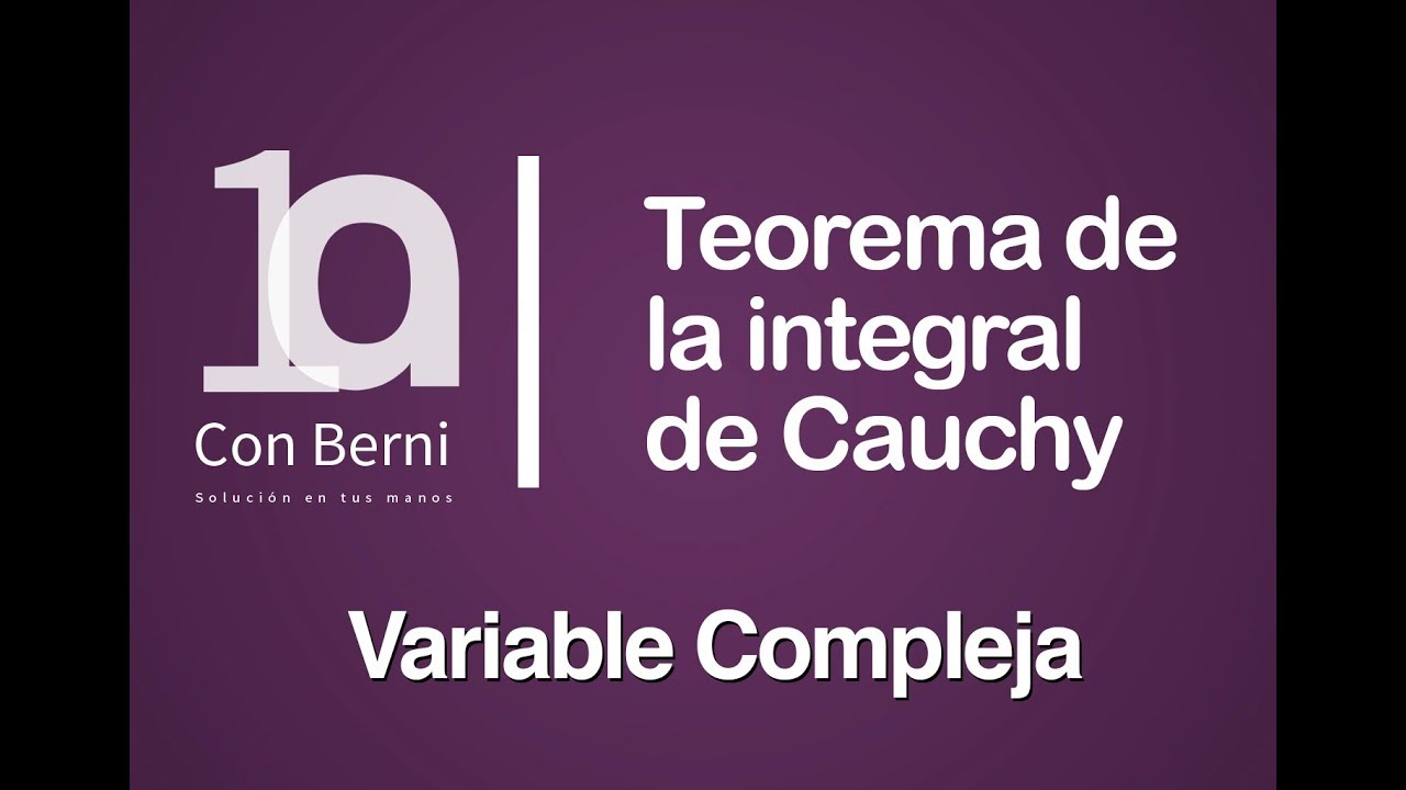 Teorema de la integral de Cauchy