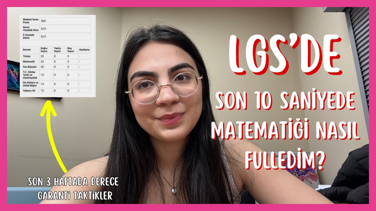 LGS Matematiği Son 10 Saniyede Nasıl Fulledim? Bu Tekniği KESİN Kullan! | #lgs #lgs2025