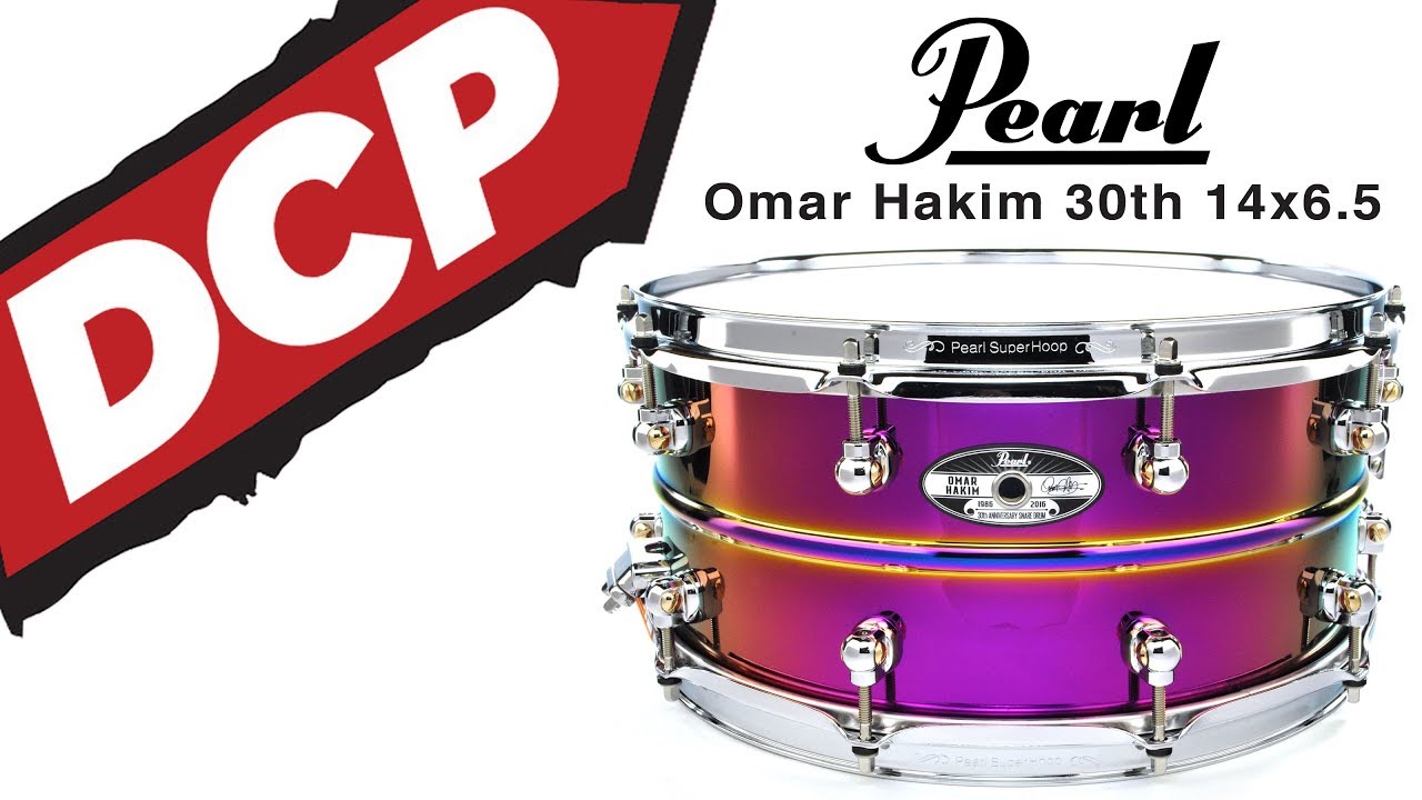 Мини-барабан Pearl Omar Hakim 30th Anniversary Signature, размер 14x6.5 дюймов &mdash; видеодемонстрация.