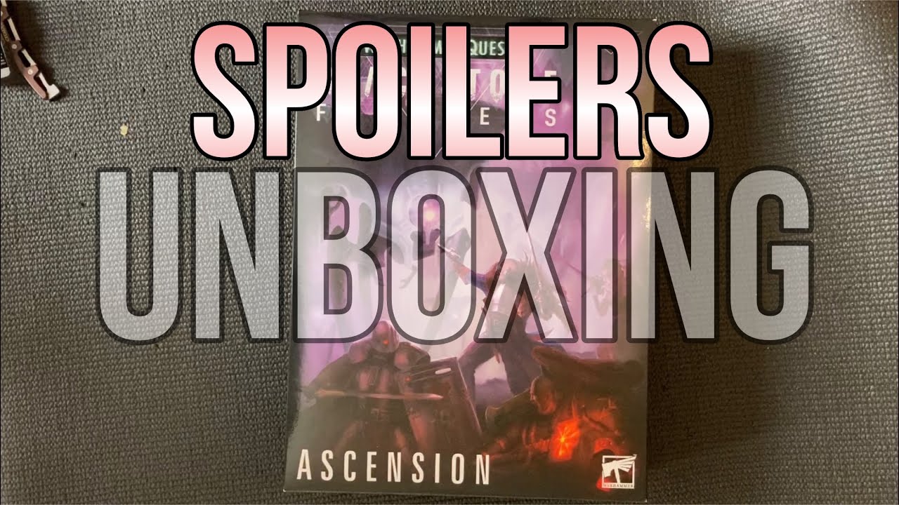 Blackstone Fortress Ascension Unboxing & look at the built models (spoilers at the end)