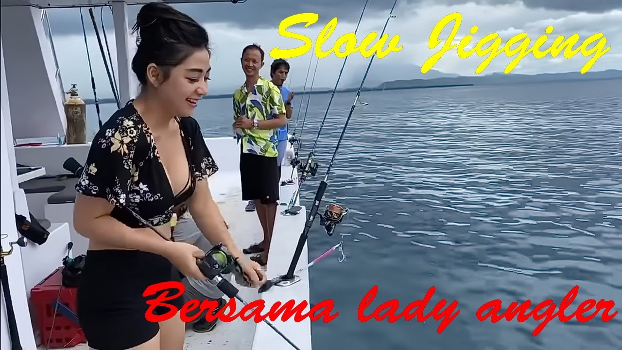 Slow Jigging Ditemenin Lady Angler | Teluk Tomini | Indonesia Fishing Charter | Seafloor Control.