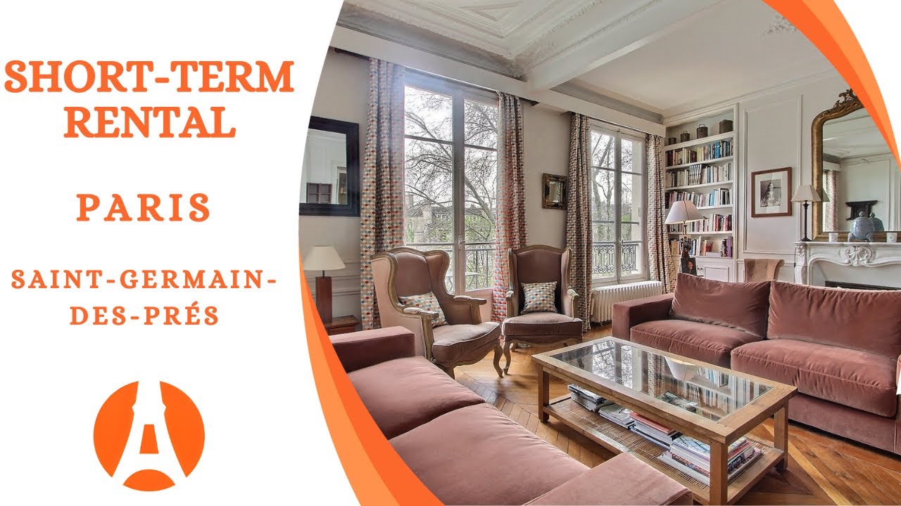 Short-Term Rental in Paris 6, 3-Bedroom Apartment in Saint-Germain-des-Prés - 6308