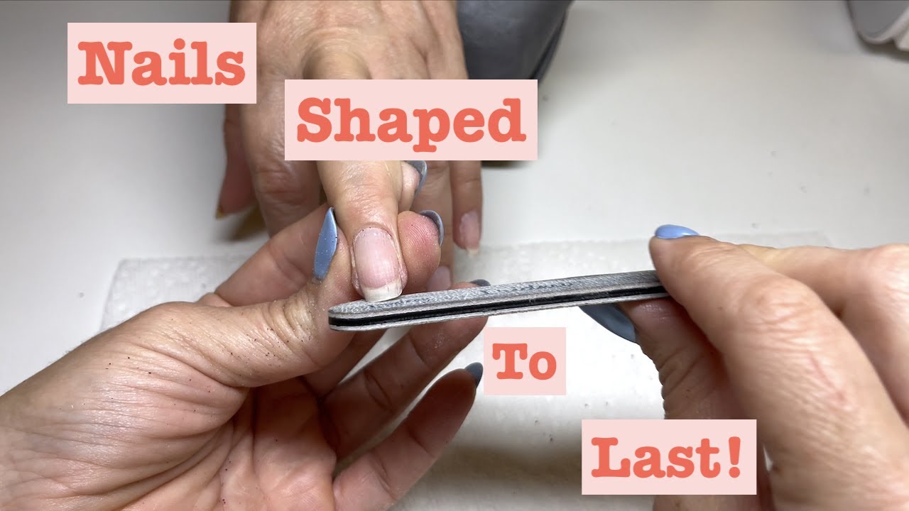 Oh My Gel Waterless Manicure Process: How to file Nails